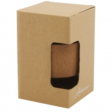 Logotrade werbemittel das Foto: Lidan 360 ml Becher aus Borosilikatglas mit Silikondeckel