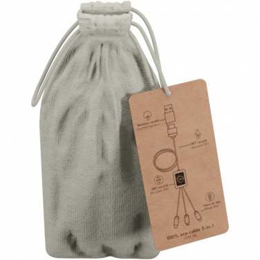 Logotrade werbemittel das Foto: SCX.design C49 5-in-1 Ladekabel mit Leuchtlogo