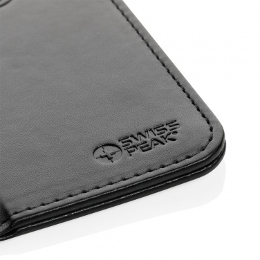 Logotrade Logogeschenke das Foto: Swiss Peak RCS recyceltes 10W Wireless-Charging PU Mauspad