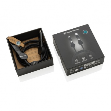Logotrade Firmengeschenke das Foto: Oakland RCS rKunststoff 1,2m 6-in-1 Fast-Charging 45W Kabel