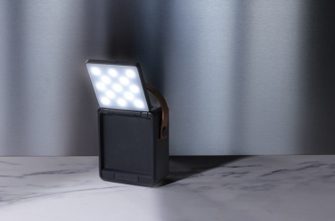 Logotrade Geschäftsgeschenke das Foto: Skywave 12W Solar-Lautsprecher aus RCS recyceltem Kunststoff