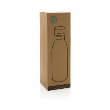 Logotrade Firmengeschenke das Foto: Deluxe Wasserflasche aus RCS recyceltem Stainless-Steel
