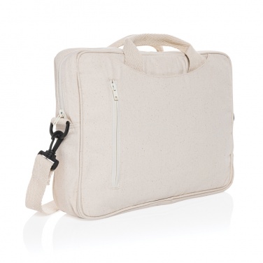 Logotrade Firmengeschenke das Foto: Laluka AWARE™ 15.4" Laptop-Tasche aus recycelter Baumwolle