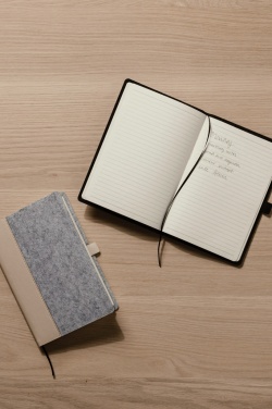 Logotrade Werbegeschenke das Foto: VINGA Albon A5-Notizbuch aus GRS recyceltem Filz