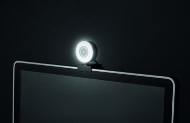 Logotrade Geschäftsgeschenke das Foto: 1080P HD-Webcam mit Ringlicht