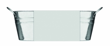 Logotrade Firmengeschenke das Foto: Zink-Pflanzkübel