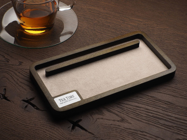 Logotrade Werbeartikel das Foto: Schreibtisch-Organizer aus Holz 1818121