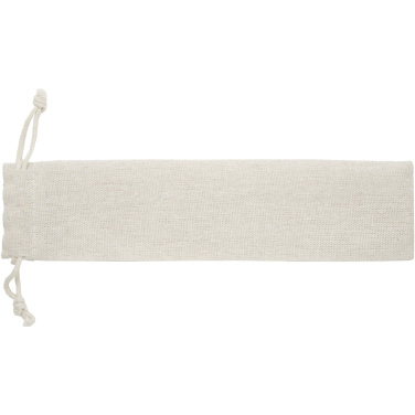 Logotrade Logogeschenke das Foto: Root 5-teiliges Besteckset aus Edelstahl und Buchenholz