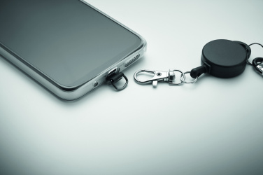 Logotrade Geschäftsgeschenke das Foto: Einziehbarer Smartphone-Halter