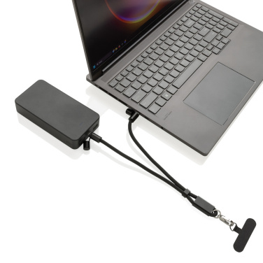 Logotrade werbemittel das Foto: LoopAmp 60W Handgelenksband für Smartphones aus RCS rPET