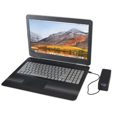 Logotrade Logogeschenke das Foto: Acamar 70 W 20.000 mAh Laptop Powerbank aus recyceltem Aluminium