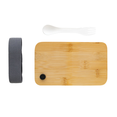Logotrade werbemittel das Foto: RCS RPP Lunchbox mit Bambusdeckel