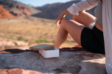 Logotrade Werbeartikel das Foto: RCS RPP Lunchbox mit Bambusdeckel