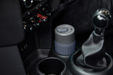 Logotrade Werbeartikel das Foto: Black+Blum Glas-Reisebecher 340ml