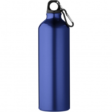 Logo trade advertising products picture of: Oregon 770 ml aluminium water bottle with carabiner