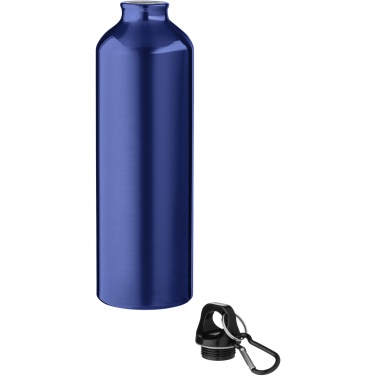 Logotrade promotional merchandise image of: Oregon 770 ml aluminium water bottle with carabiner