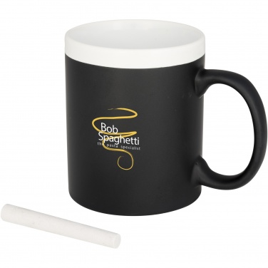 Logo trade promotional gift photo of: Chalk-write 330 ml ceramic mug