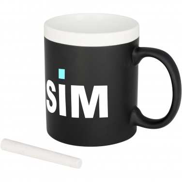 Logo trade promotional items picture of: Chalk-write 330 ml ceramic mug