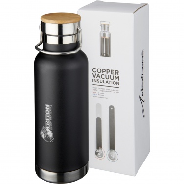 Logo trade corporate gifts image of: Thor 480 ml copper vacuum insulated water bottle