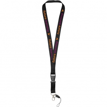 Logotrade promotional products photo of: Sagan phone holder lanyard with detachable buckle