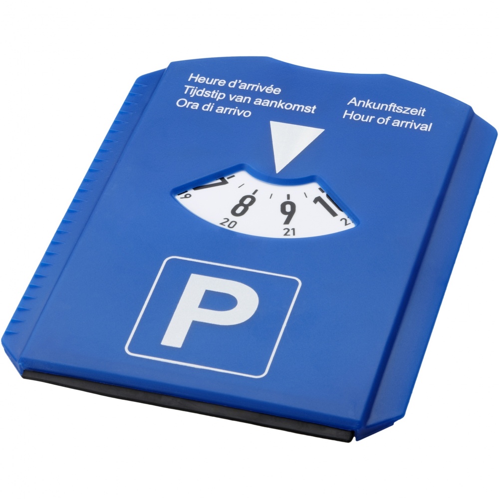 Logo trade promotional gift photo of: Spot 5-in-1 parking disc