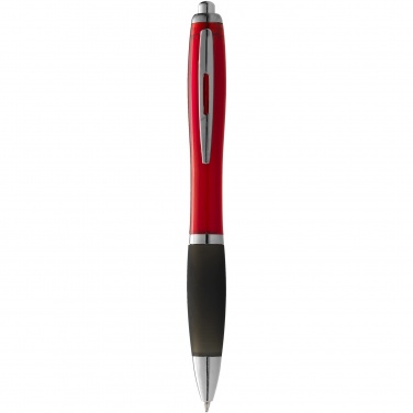 Logotrade promotional merchandise image of: Nash ballpoint pen coloured barrel and black grip