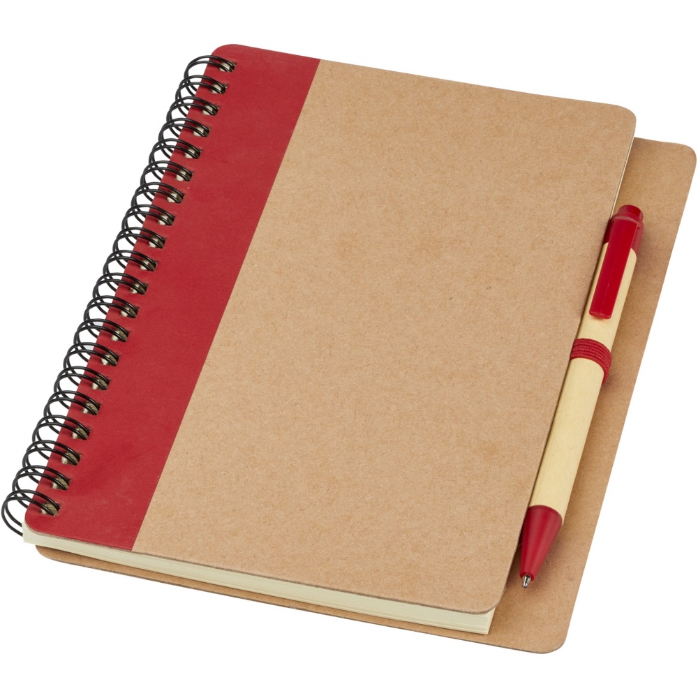 Logotrade advertising product image of: Priestly recycled notebook with pen