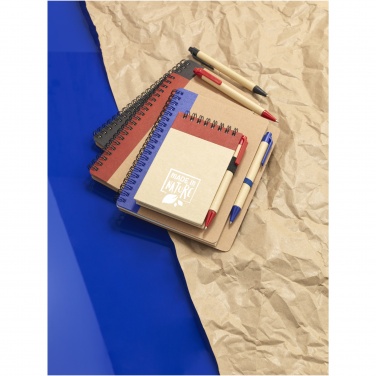 Logotrade advertising products photo of: Zuse A7 recycled jotter notepad with pen