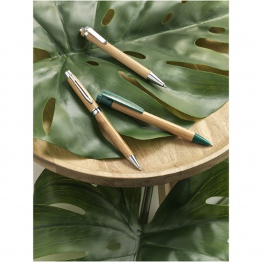 Logo trade promotional item photo of: Jakarta bamboo ballpoint pen