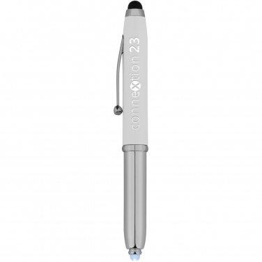 Logo trade promotional merchandise photo of: Xenon stylus ballpoint pen with LED light