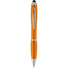 Nash stylus ballpoint pen with coloured grip