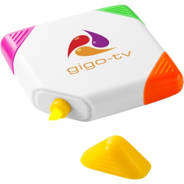 Logotrade promotional giveaways photo of: Trafalgar square-shaped 4-colour highlighter