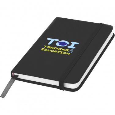 Logo trade promotional giveaways picture of: Spectrum A6 hard cover notebook