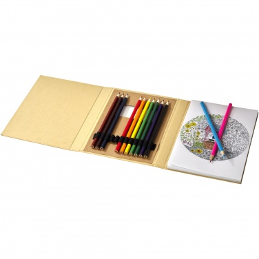 Logo trade promotional product photo of: Pablo colouring set with drawing paper