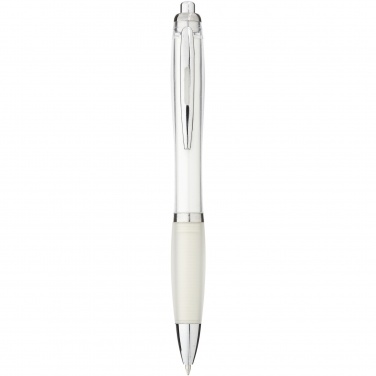 Logo trade promotional giveaways picture of: Nash ballpoint pen coloured barrel and grip