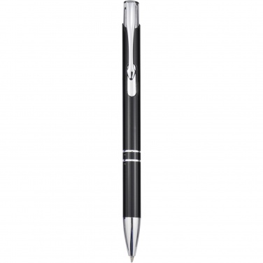 Logotrade corporate gift image of: Moneta aluminium click ballpoint pen (blue ink)