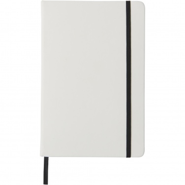Logotrade advertising products photo of: Spectrum A5 white notebook with coloured strap