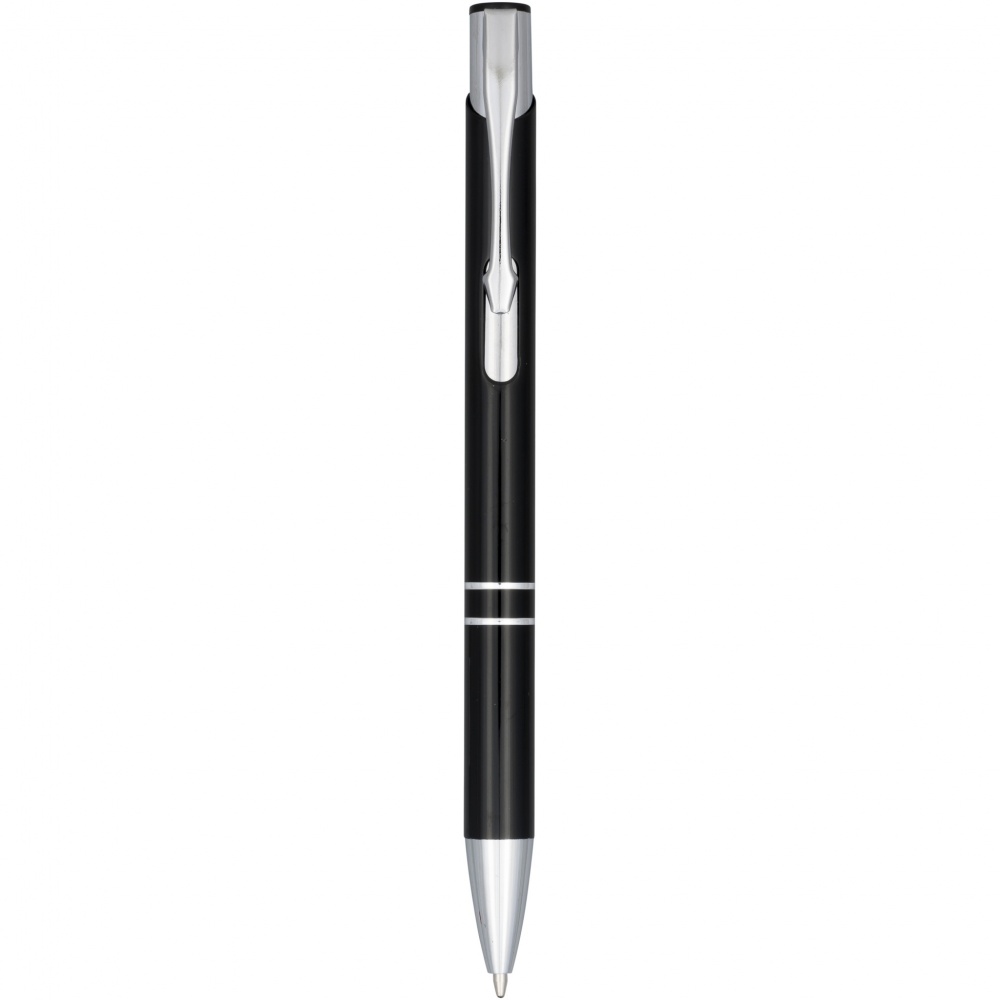 Logo trade corporate gift photo of: Moneta anodized aluminium click ballpoint pen