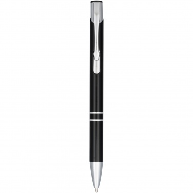Logo trade promotional gift photo of: Moneta anodized aluminium click ballpoint pen