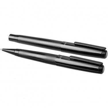 Logo trade corporate gifts image of: Gloss duo pen gift set