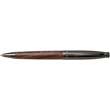 Logo trade promotional giveaway photo of: Loure wood barrel ballpoint pen
