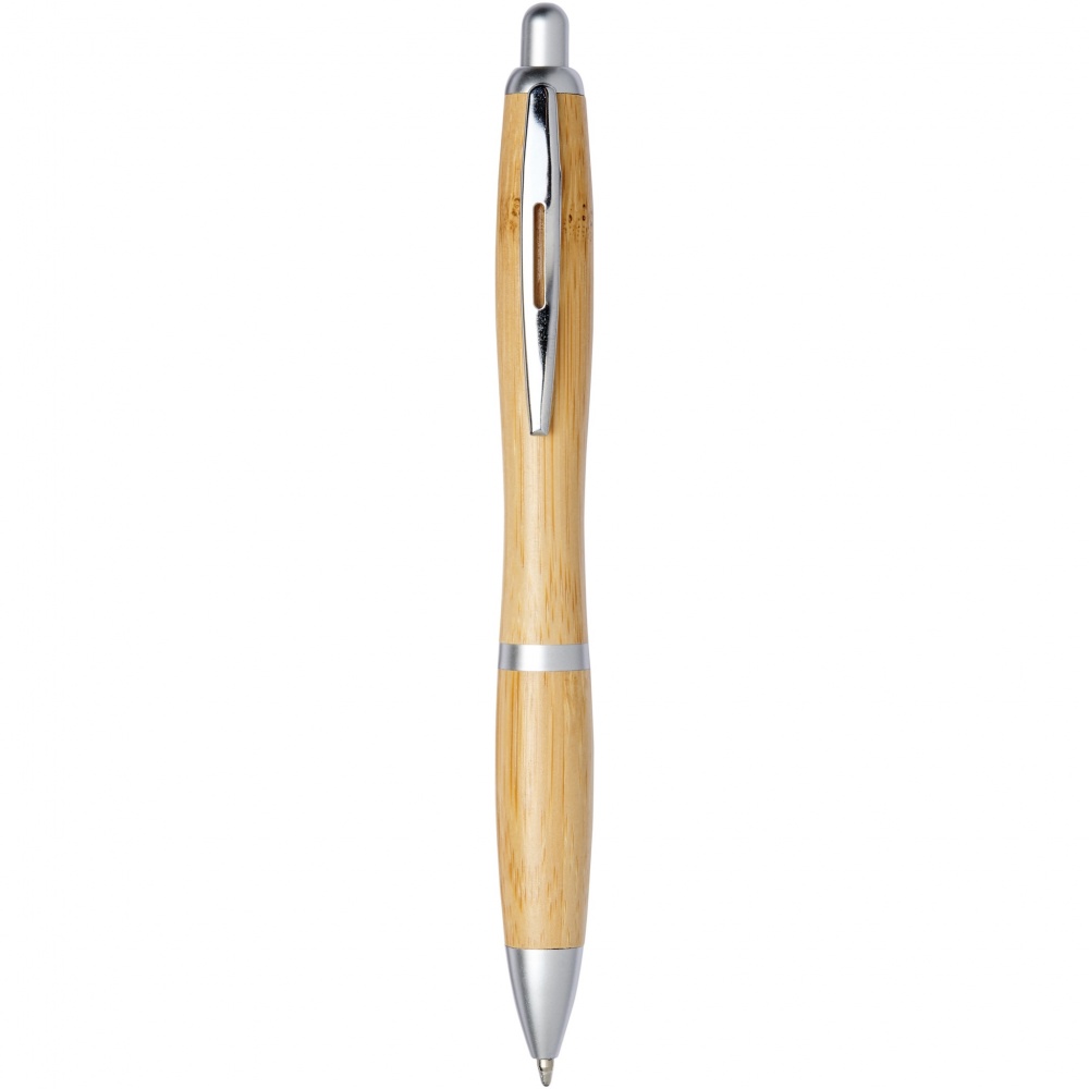 Logo trade business gift photo of: Nash bamboo ballpoint pen