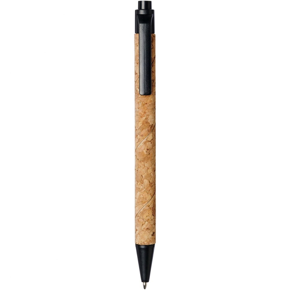 Logo trade promotional products picture of: Midar cork and wheat straw ballpoint pen