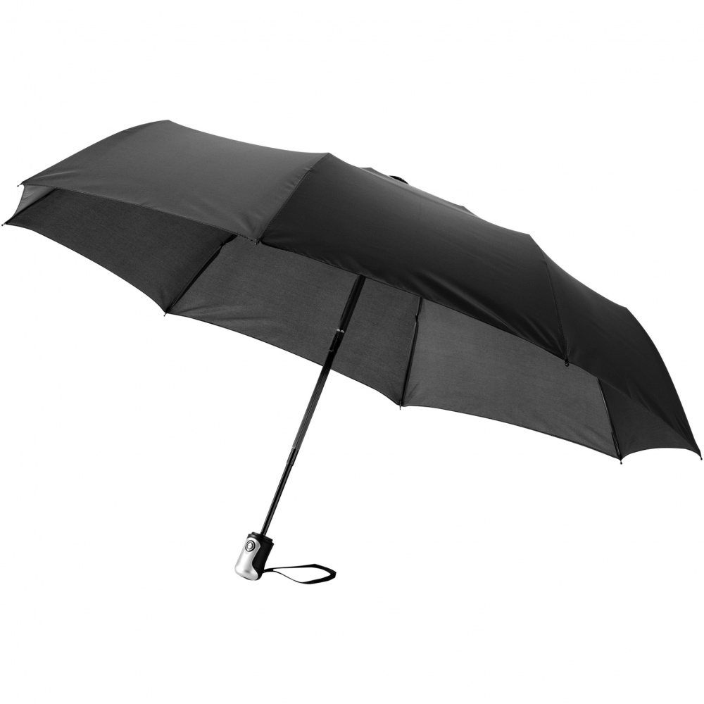 Logo trade promotional giveaway photo of: Alex 21.5" foldable auto open/close umbrella