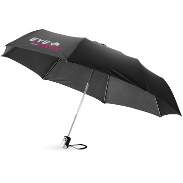 Logo trade corporate gifts image of: Alex 21.5" foldable auto open/close umbrella