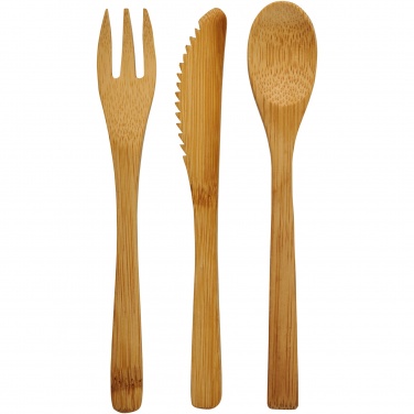 Logotrade advertising product image of: Celuk bamboo cutlery set