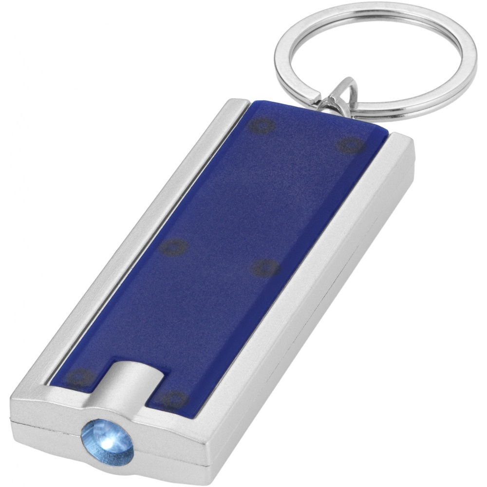 Logo trade promotional gifts image of: Castor LED keychain light