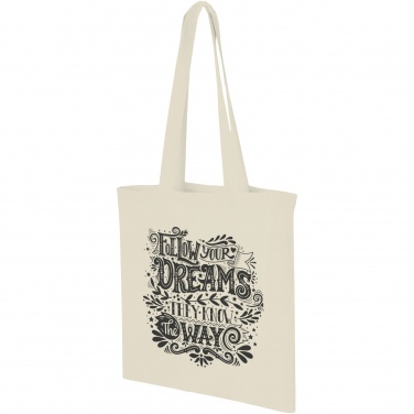 Logotrade promotional item image of: Carolina 100 g/m² cotton tote bag 7L