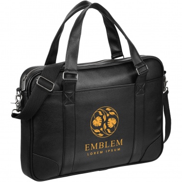 Logo trade corporate gifts image of: Oxford 15.6" slim laptop briefcase 5L