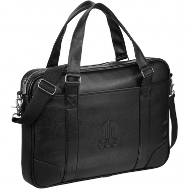 Logo trade business gifts image of: Oxford 15.6" slim laptop briefcase 5L